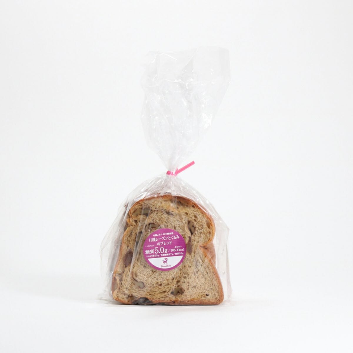 Organic Raisin and Walnut Bread (10 large slices) Carbohydrate 5.0g/slices