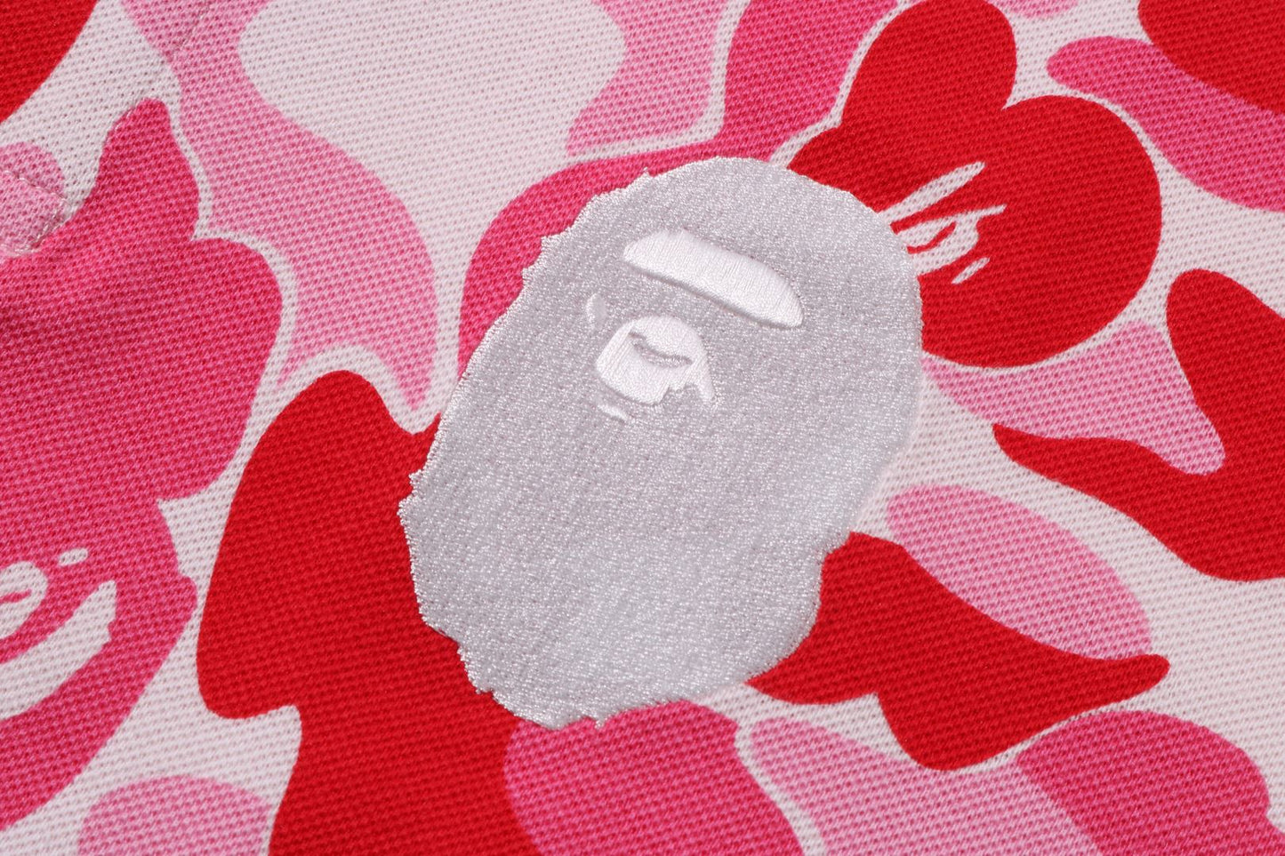 BAPE ABC CAMO LARGE APE HEAD POLO