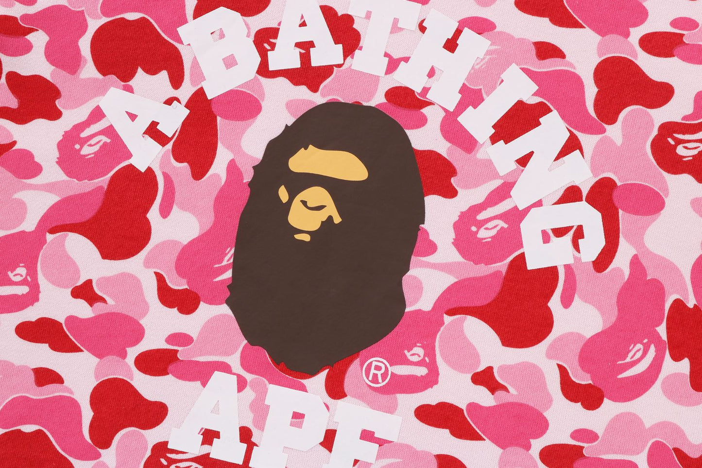 BAPE ABC CAMO COLLEGE PULLOVER HOODIE