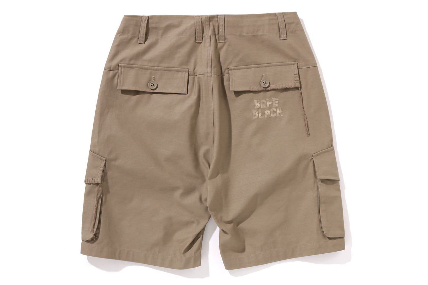 BAPE Black Cross Sewing Military Short Pants