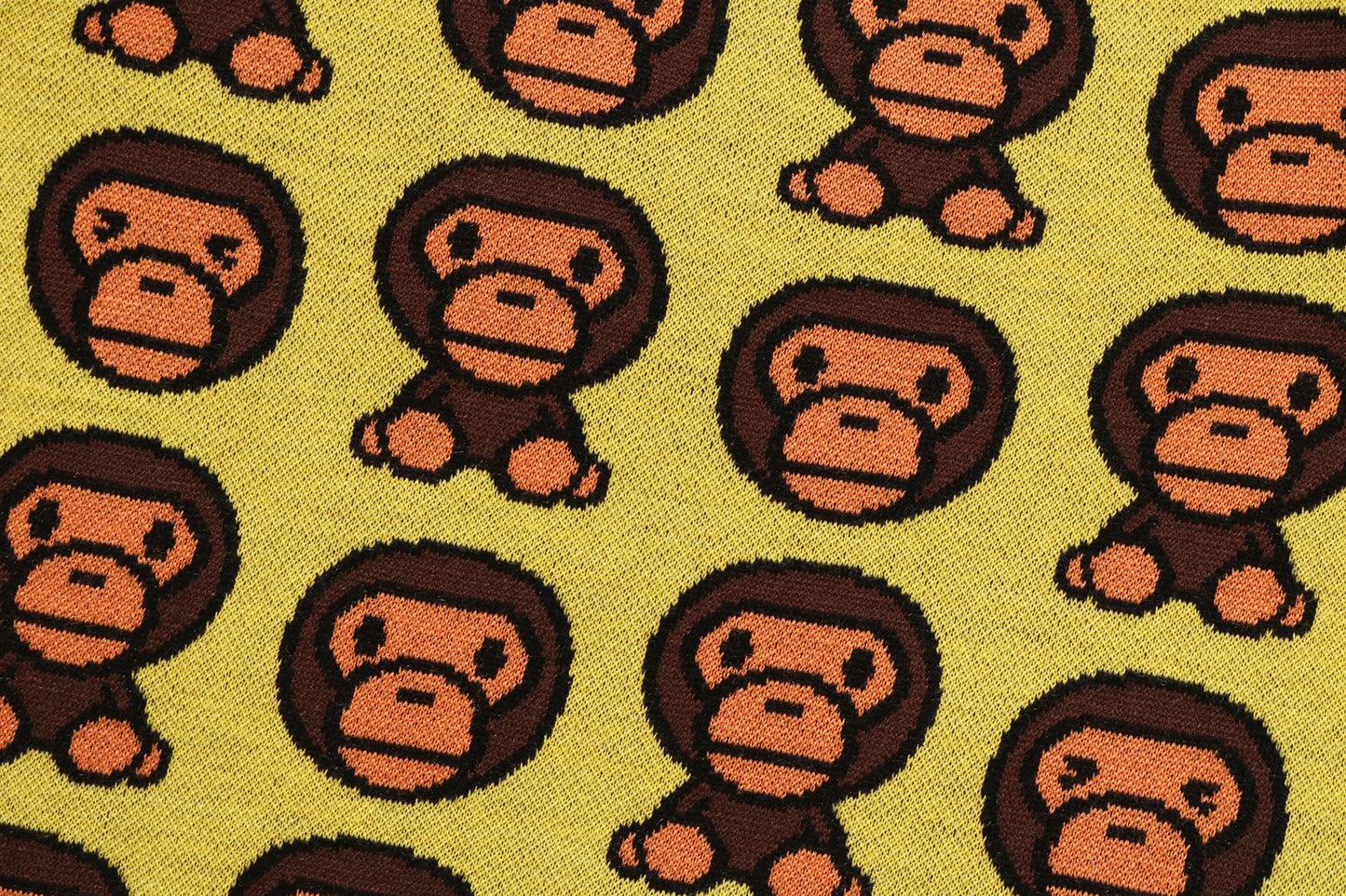 BAPE BABY MILO PATTERN KNIT SWEATER