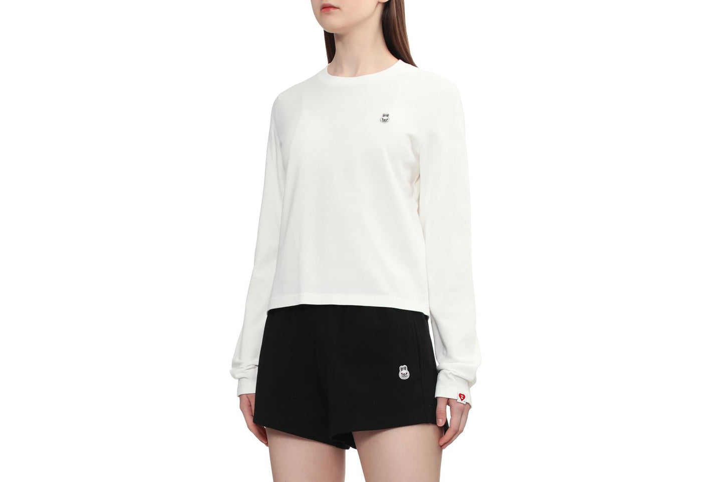 BAPE BABY DOPPY BADGE LONG SLEEVE T-SHIRT