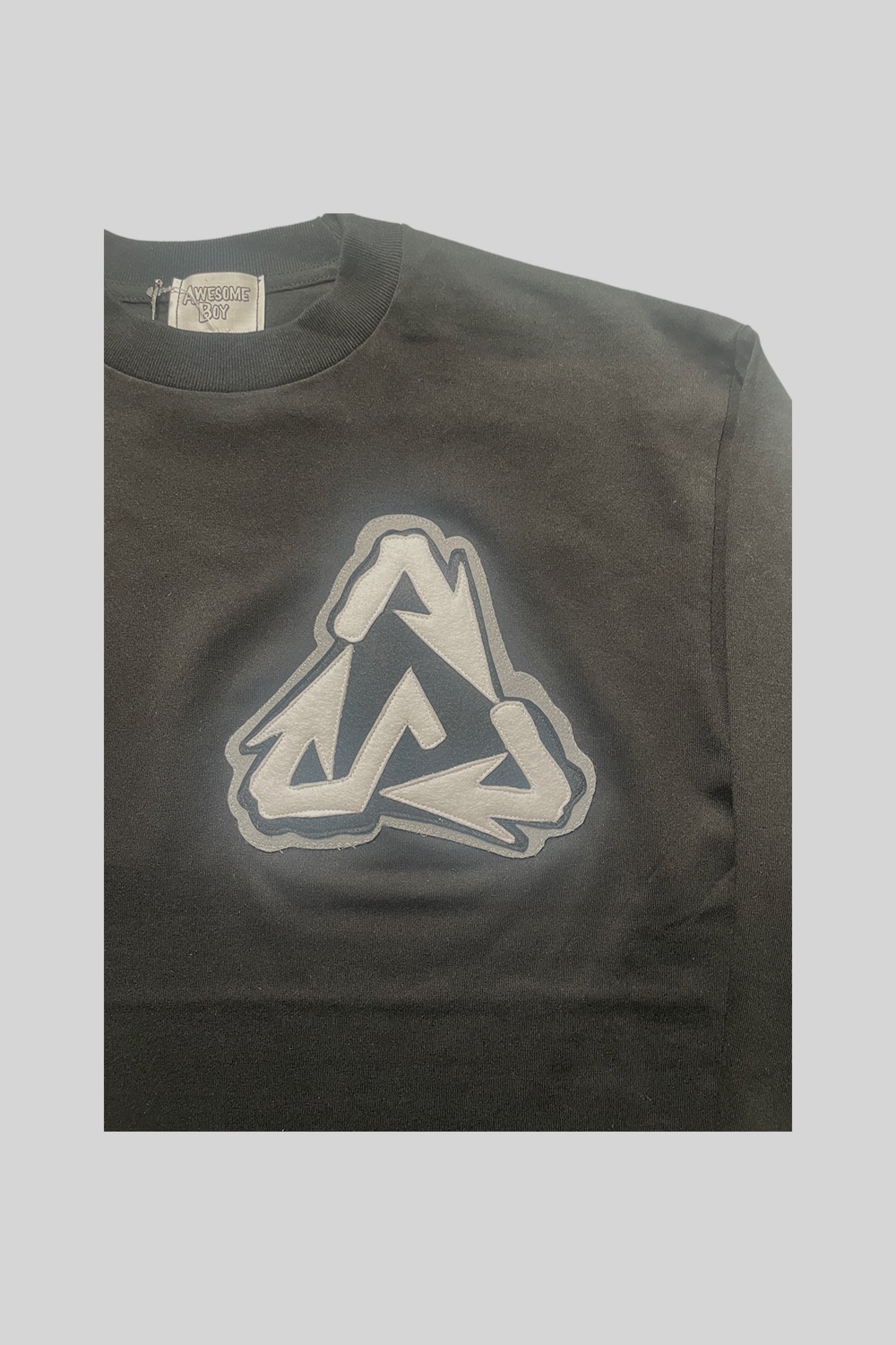 "RECYCLE" LOGO L/S TEE (BLACK)