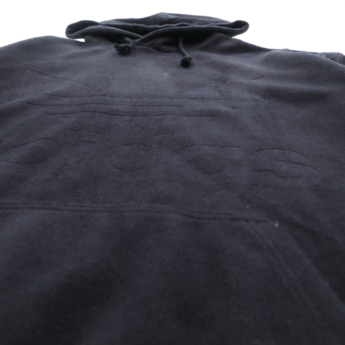 adidas originals ベロア プルオーバー パーカー XL ブラック ビッグトレフォイル ロゴ ADICOLOR VELOUR HOODIE IN OVERSIZED FIT CY3549