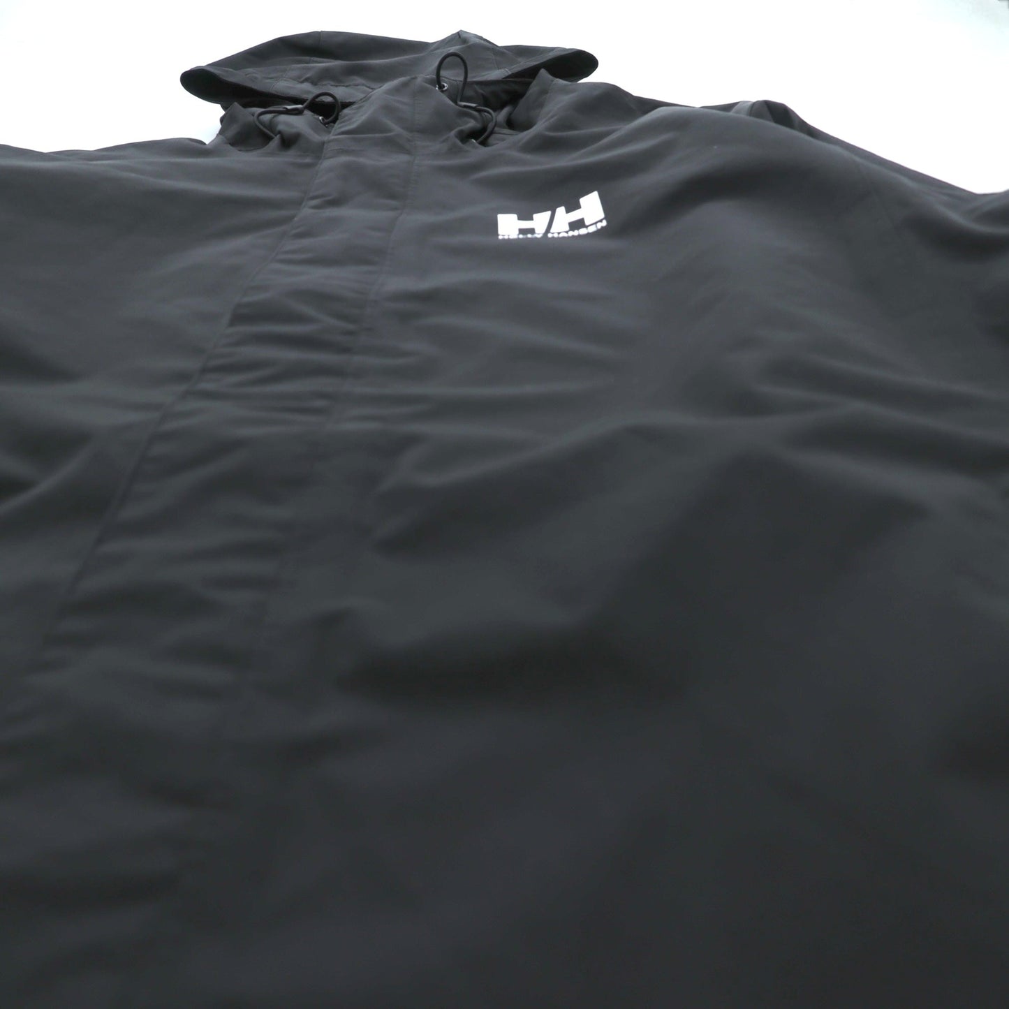 HELLY HANSEN 防水 レインジャケット マウンテンパーカー L ブラック ドローコード SEVEN J Rain Jacket HELLY TECH NB4 62047