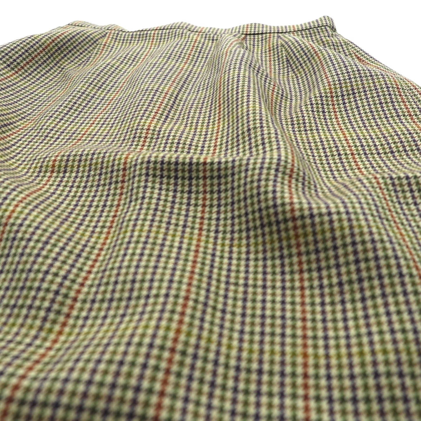 BURBERRY 90年代 日本製 ガンクラブチェック スカート M ベージュ スコットランドウール