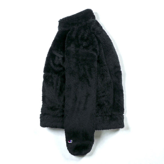 Champion シェルパ フリースジャケット M ブラック スタンドカラー Sonny Label 別注 C8-U613