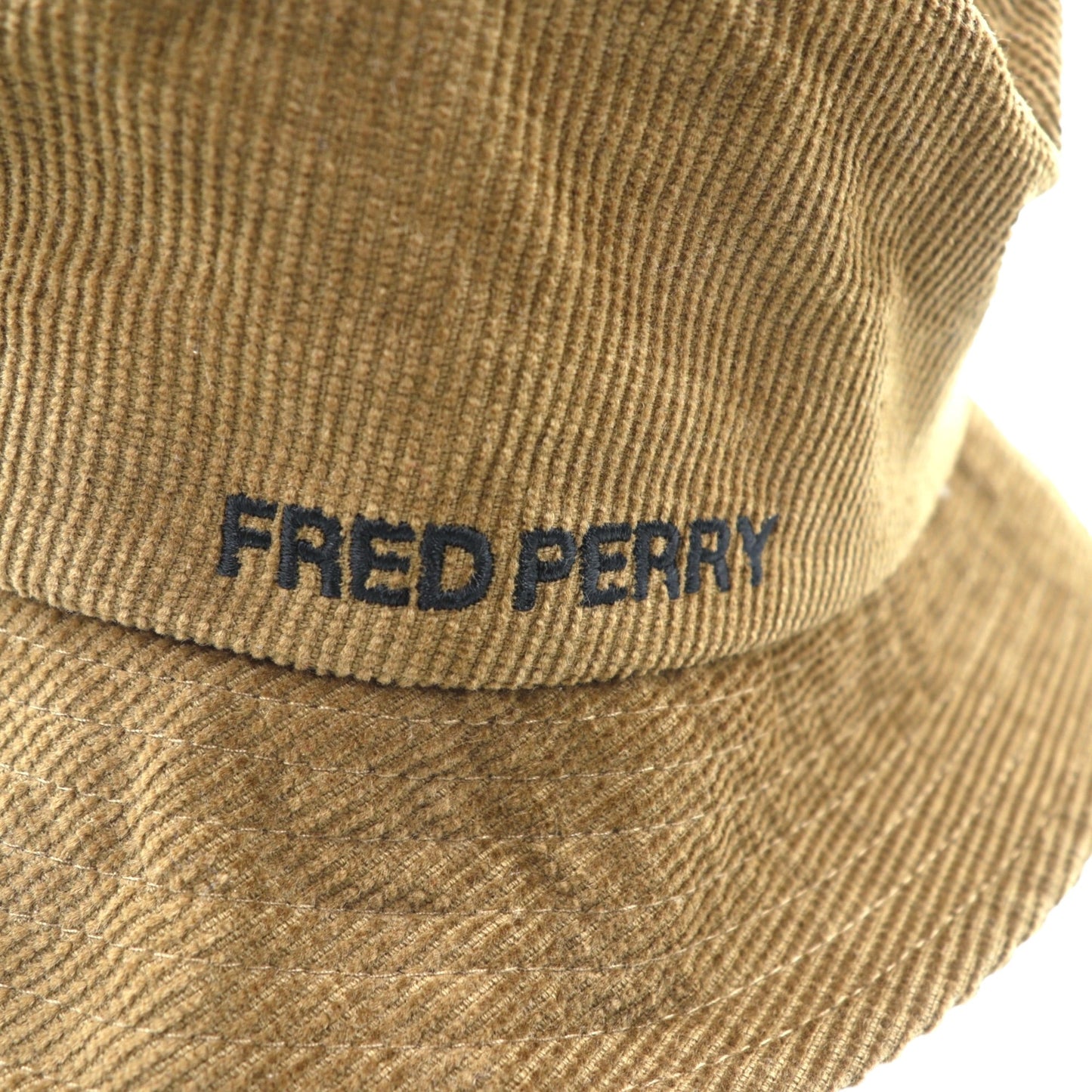 FRED PERRY ワッフル コード バケットハット ブラウン HW6690