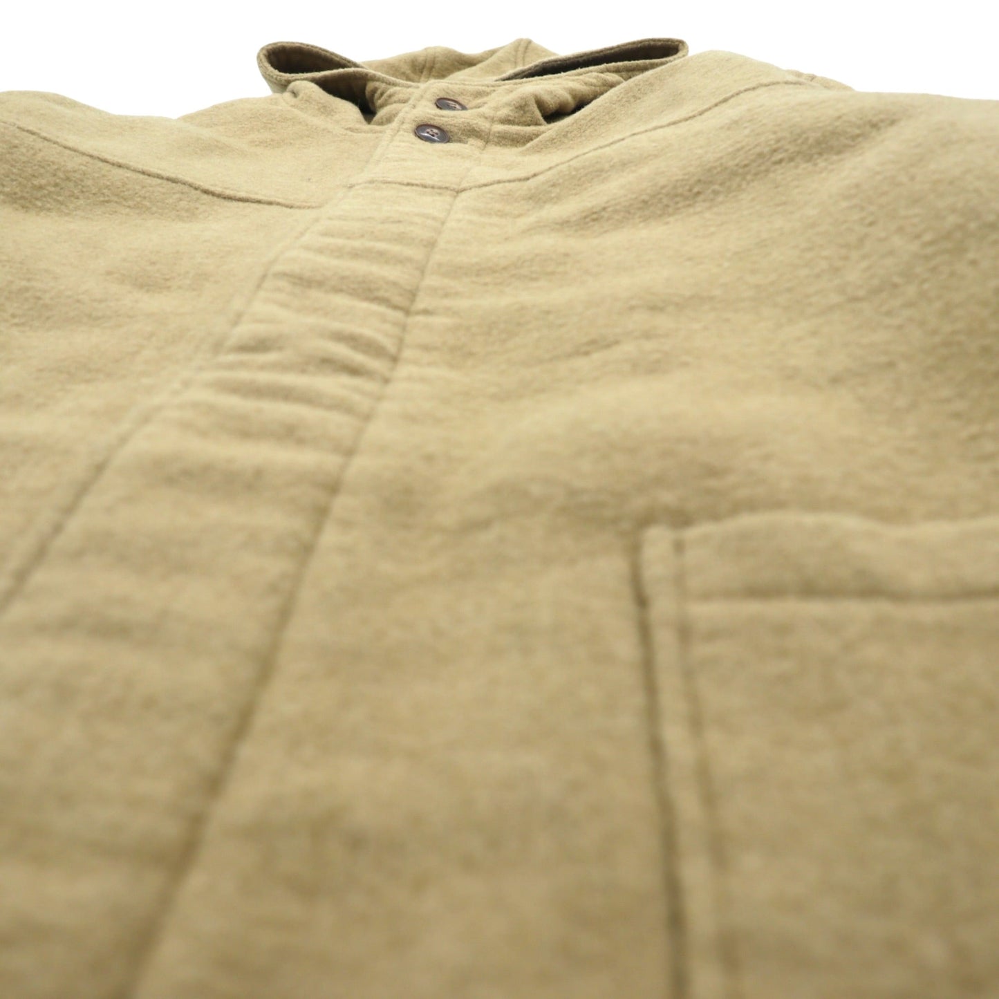 Eddie Bauer 90年代 ウール フーデッドコート L ベージュ キルティングライナー 着脱式