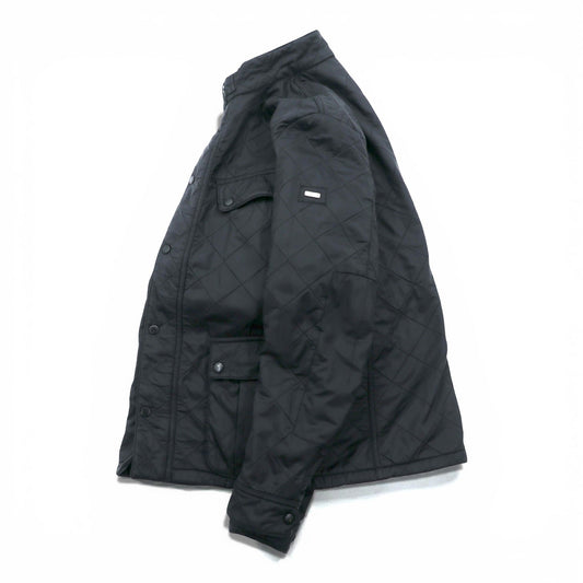 Barbour INTERNATIONAL インターナショナル モーターサイクルジャケット L ブラック キルティング ARIEL POLARQUILT MQU0365BK91