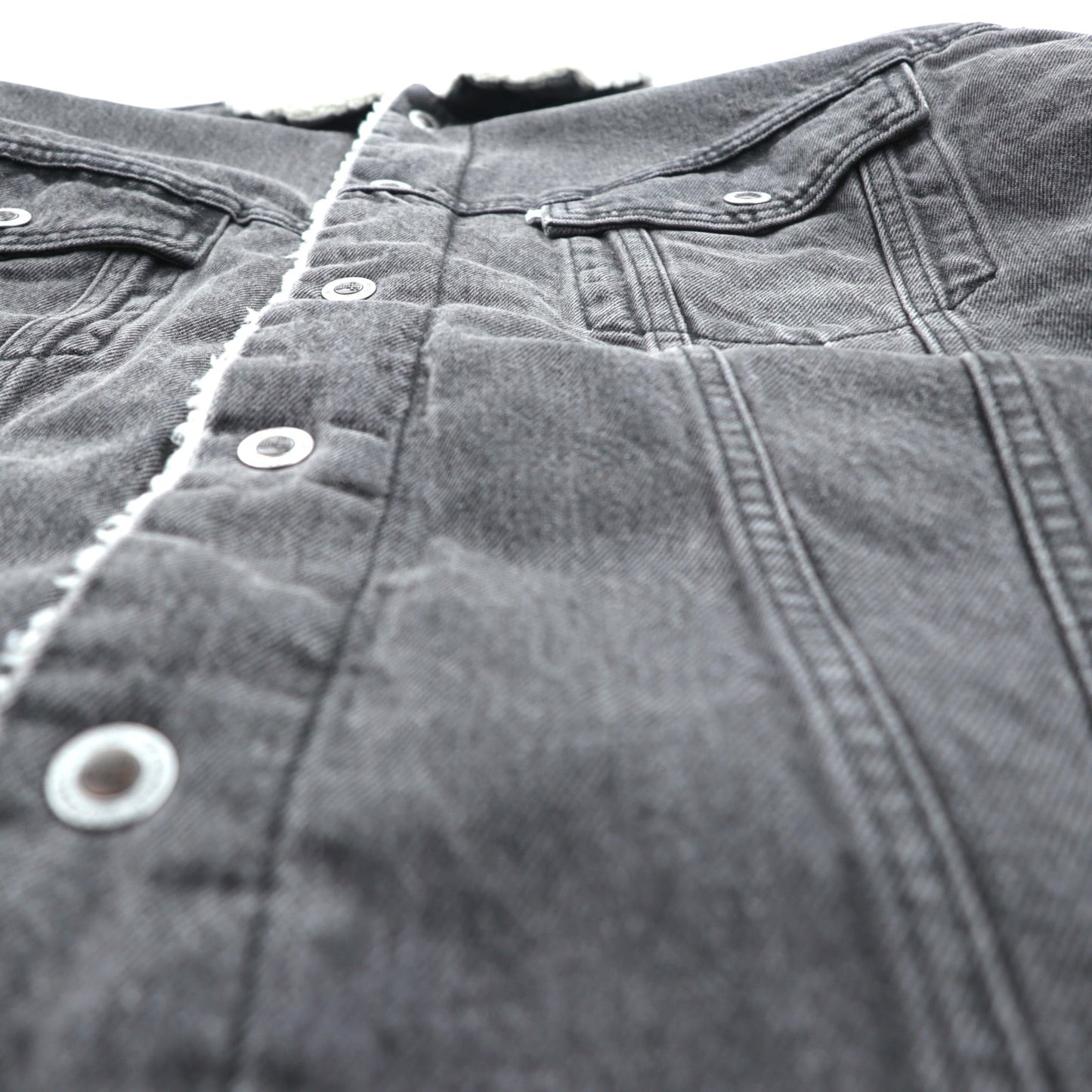 Levi's シェルパ トラッカージャケット 裏ボア デニムジャケット Gジャン M ビッグサイズ Silver Tab シルバータブ A3180-0005
