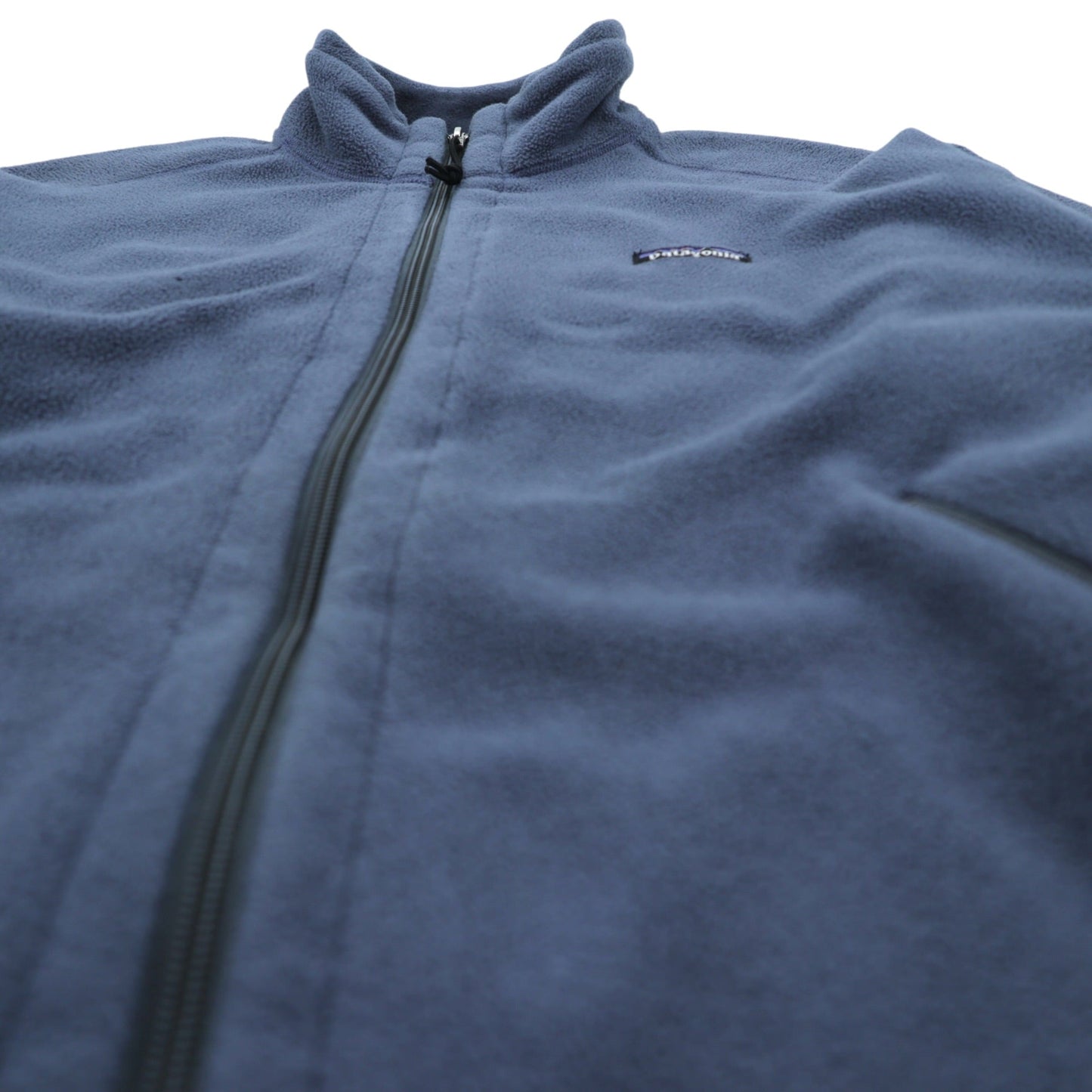 Patagonia 90年代 USA製 シンチラ SYNCHILLA フリースジャケット ウィンドプルーフジャケット M ブルー ドローコード ビッグサイズ