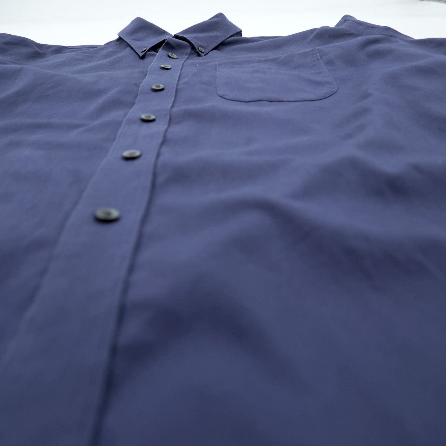 L.L.Bean ボタンダウンシャツ XL ネイビー コットン WRINKLE RESISTANT ビッグサイズ 264077