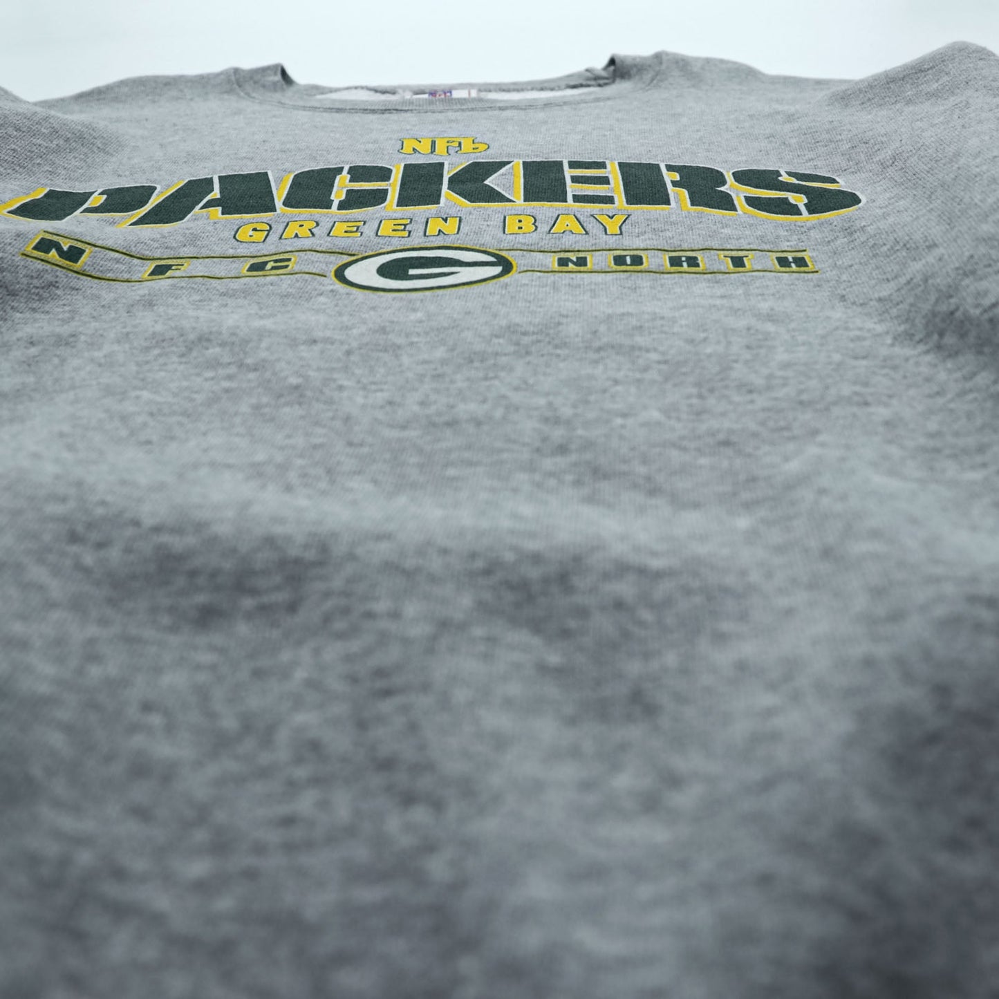 NFL クルーネック スウェット トレーナー L グレー コットン GREEN BAY PACKERS パッカーズ