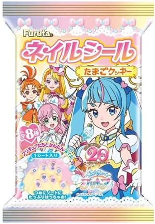 Furuta's Pretty Cure Nail Sticker Egg Cookie プリキュア ネイルシール たまごクッキー