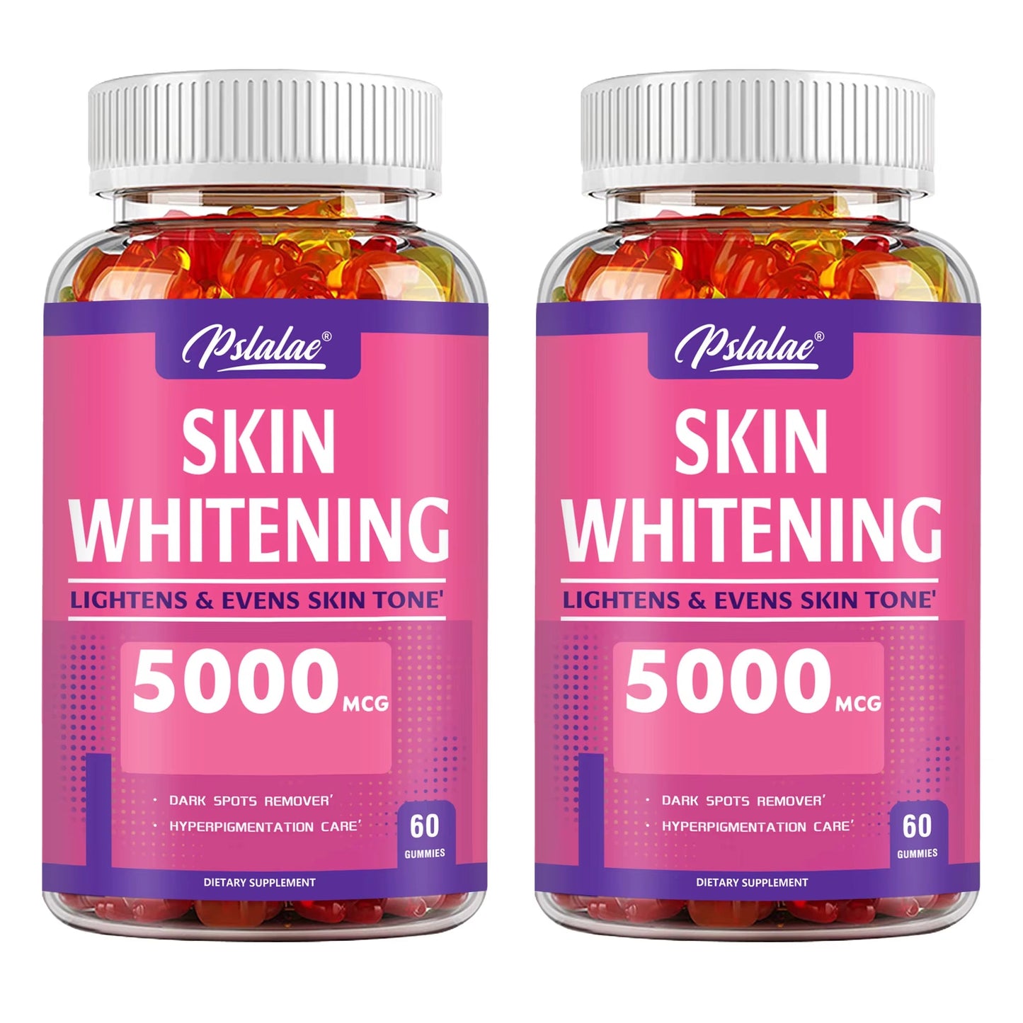Skin Brightening Glutathione Gummies | L-Glutathione, Cinnamon & Lemon for Even Skin Tone (60ct)