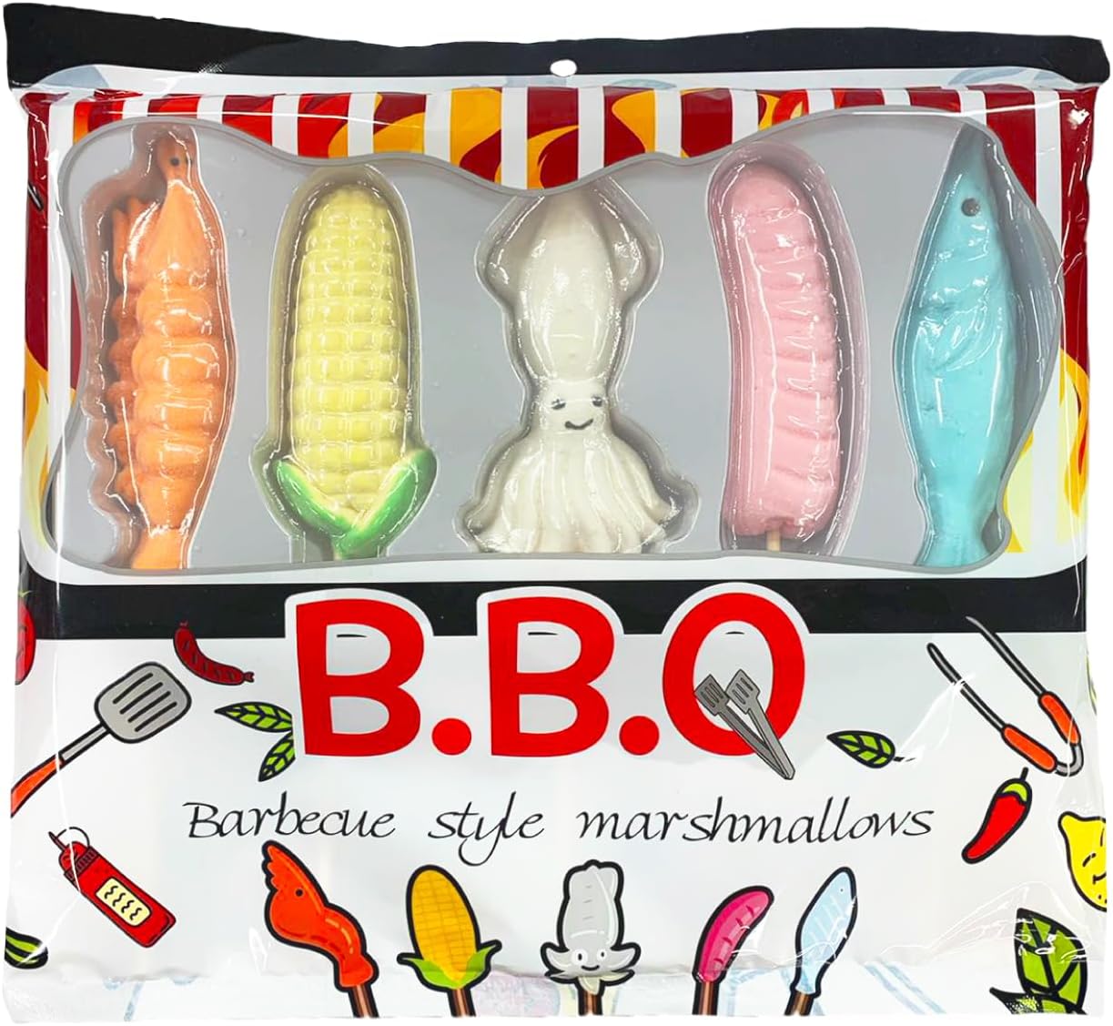 BBQ Style Marshmallows / バーベキュースタイルマシュマロ