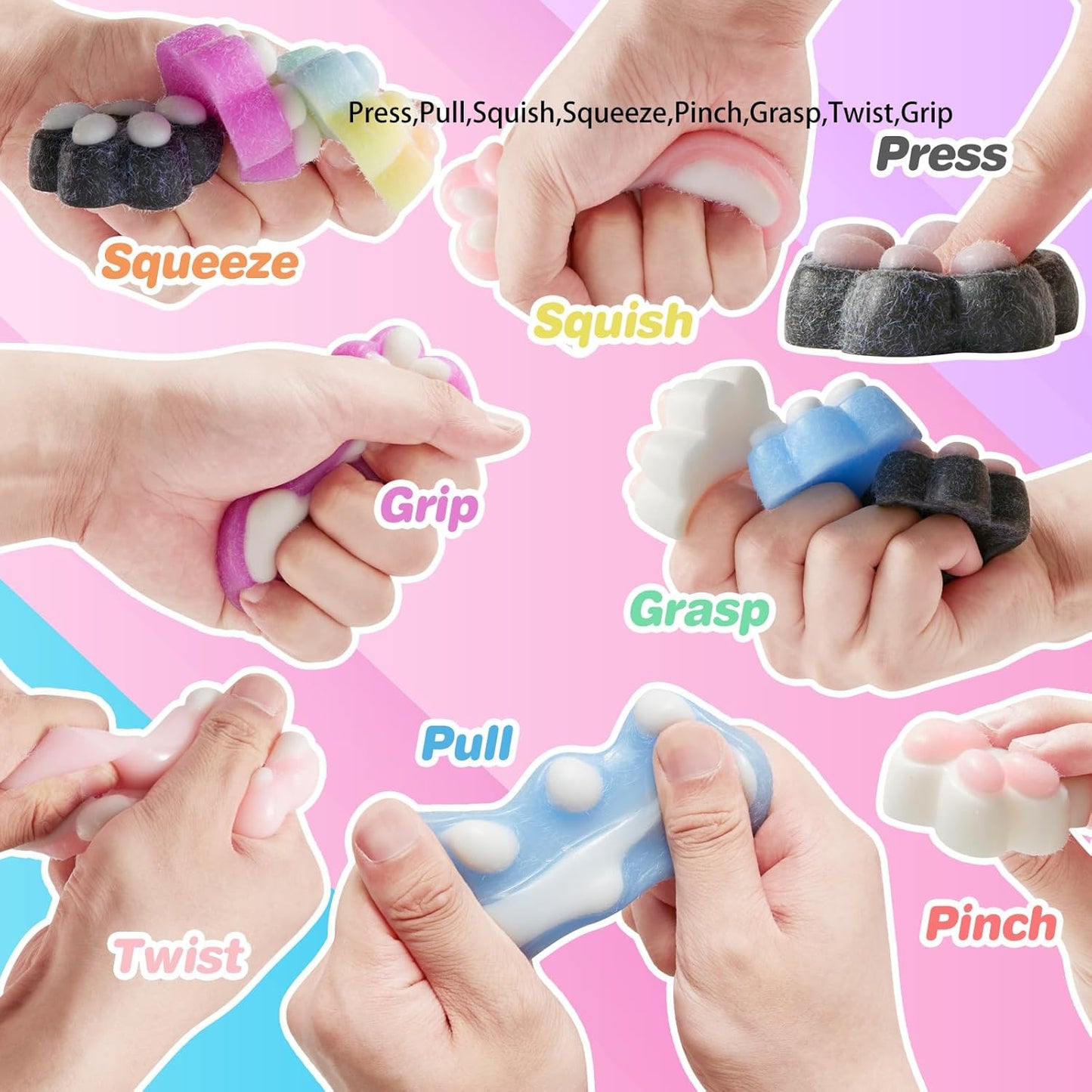 Squishy ~ Cat Paw / ぷにぷにした猫の肉球のおもちゃ
