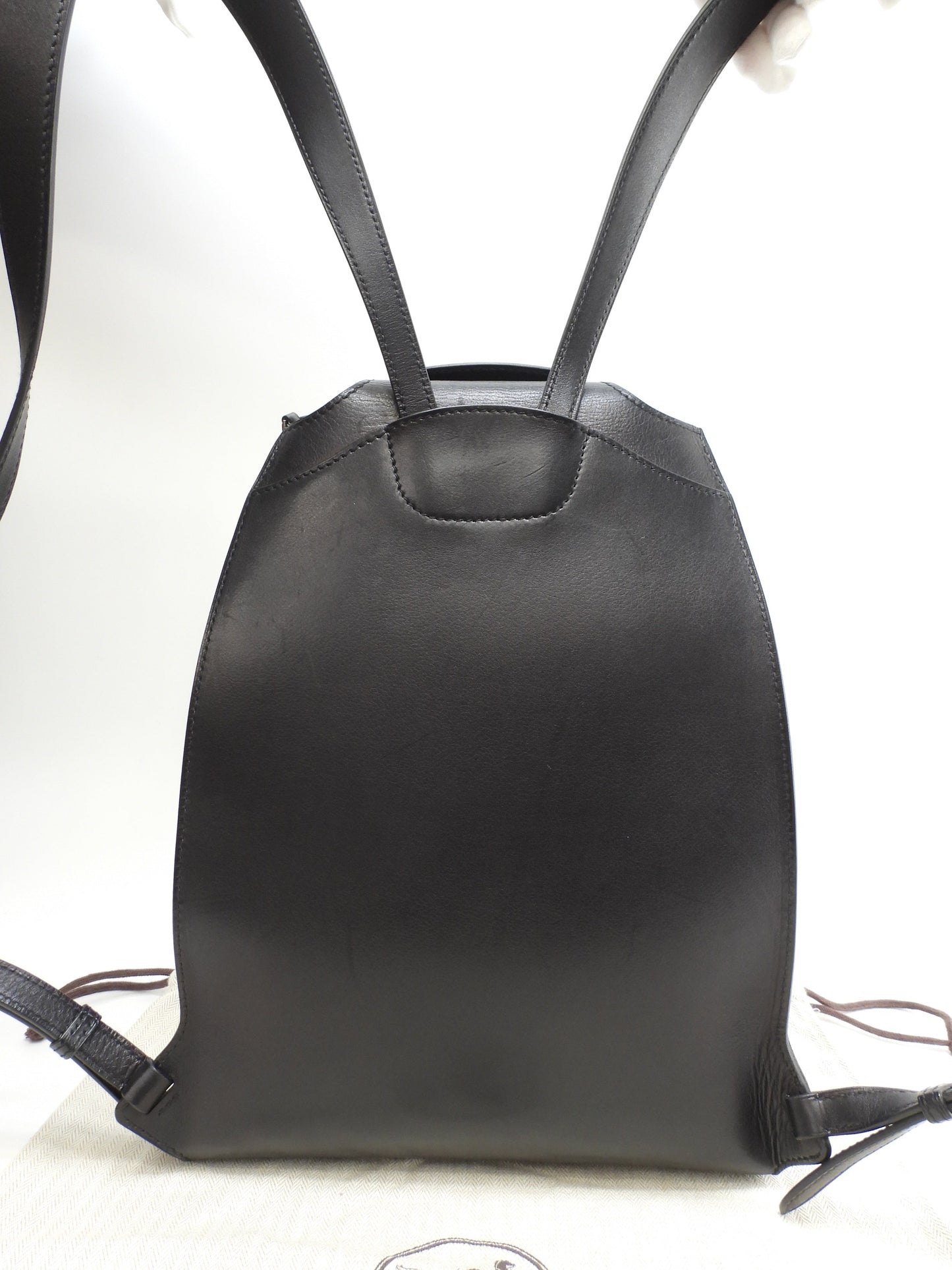 エルメス バックパック GR24 ヴォーエヴァーカーフ黄 リュックサック バックパック バッグ@D 2
