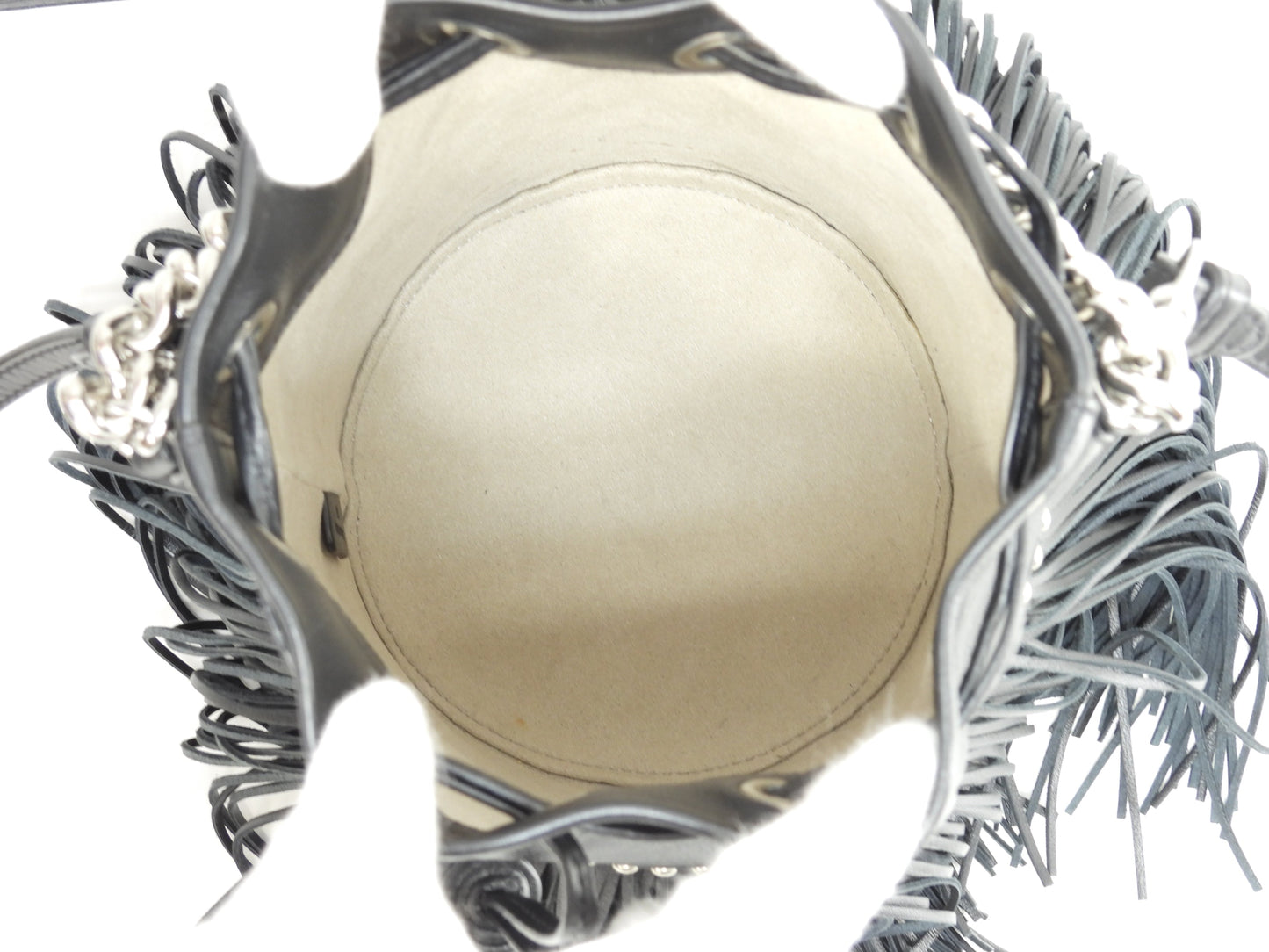 J&Mdavidson カーニバルミニ フリンジ レザー黒 ポシェット 2Wayハンドバッグ 極美品@ 7