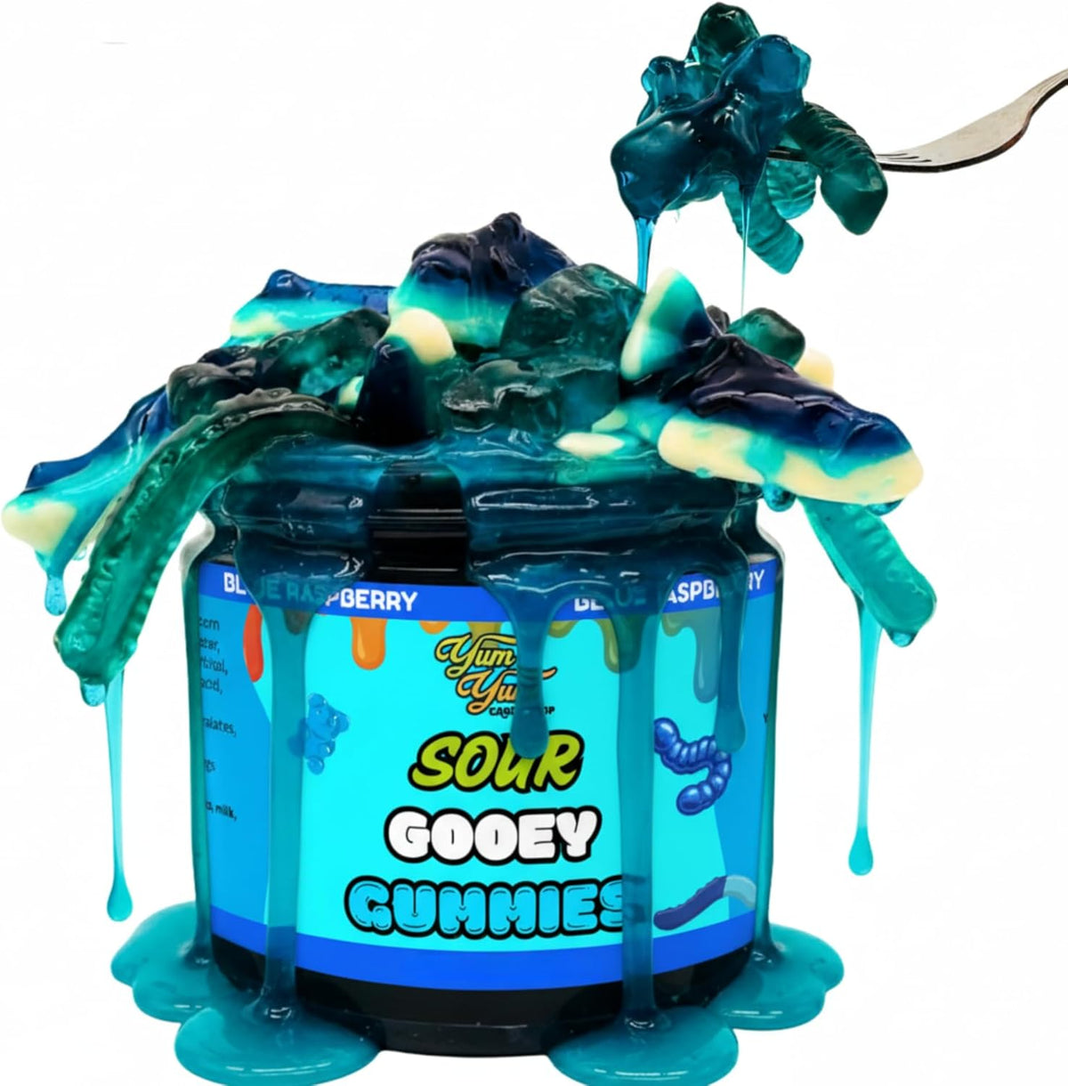 Sour Gooey Gummies Blueberry 180g | サワーグーイグミ ブルーベリー 180g