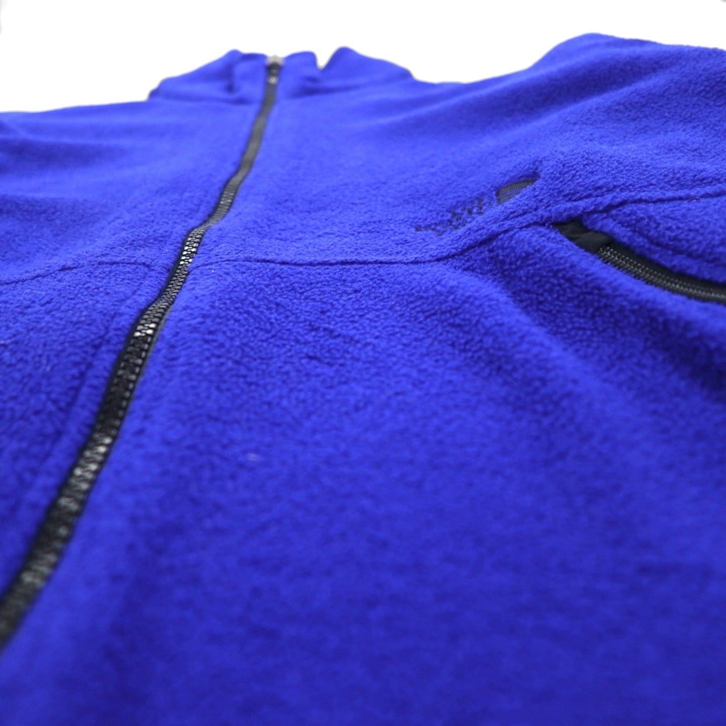 THE NORTH FACE 90年代 USA製 ポーラテック POLARTEC フリースジャケット M ブルー ジップポケット