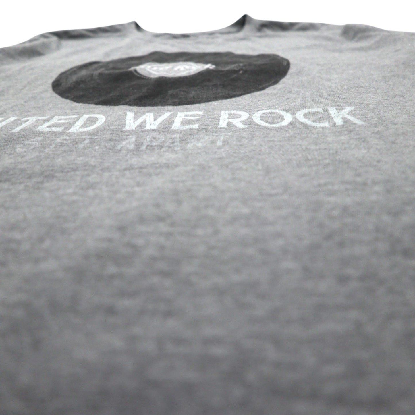 Hard Rock CAFE レコード プリント Tシャツ L グレー コットン UNITED WE ROCK