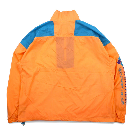 Columbia アノラックジャケット XL オレンジ ナイロン パッカブル 袖ロゴ Santa Ana Anorak Jacket KO0086