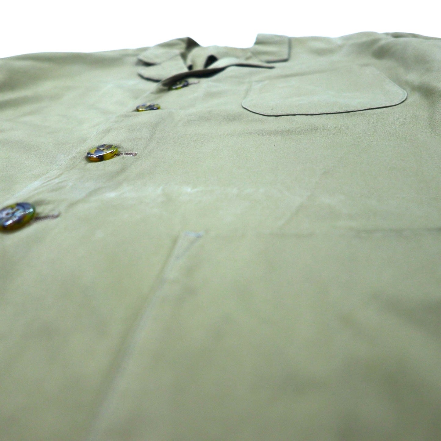 Y's bis Le Blue Collar Men's-Like Over Jacket, Free Size, Beige, CE-J55-050, Made in Japan