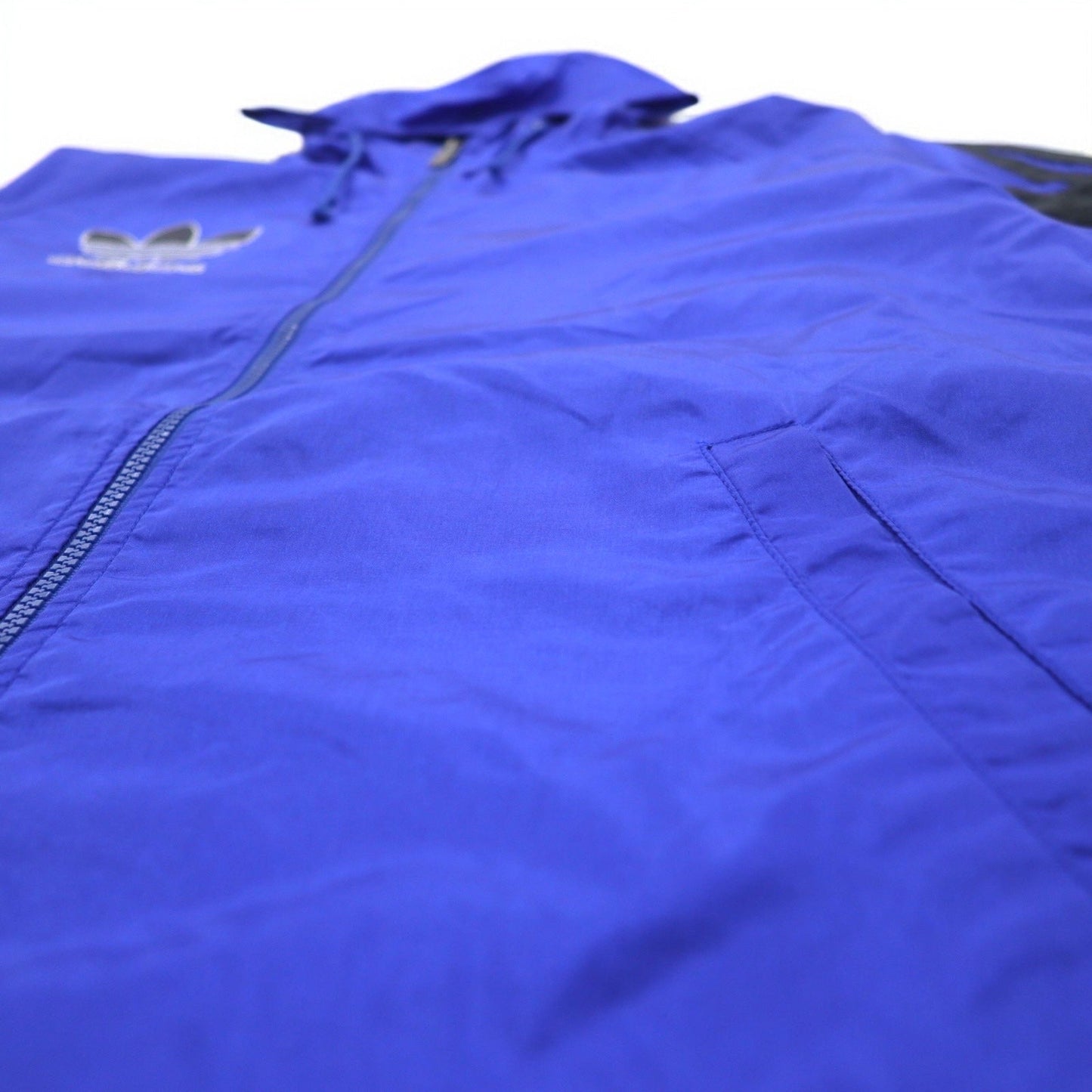 adidas 90s Descente Trefoil Logo Shell Parka Rain Jacket, Size ML, Water-Repellent Nylon, Made in Japan