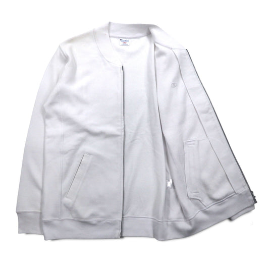 Champion リバースウィーブ REVERSE WEAVE フルジップ スウェット ブルゾン L ホワイト C8-P019