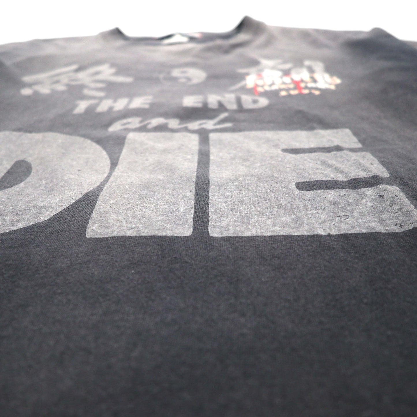 THE DAWN B 終劇からの新世界TEE 古着 リメイク USA製 終劇 Tシャツ L グレー 夜明け