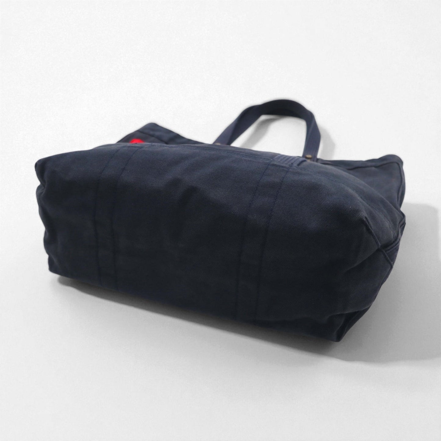 Polo Ralph Lauren ヴィンテージ加工 ビッグポニー トートバッグ ネイビー キャンバス