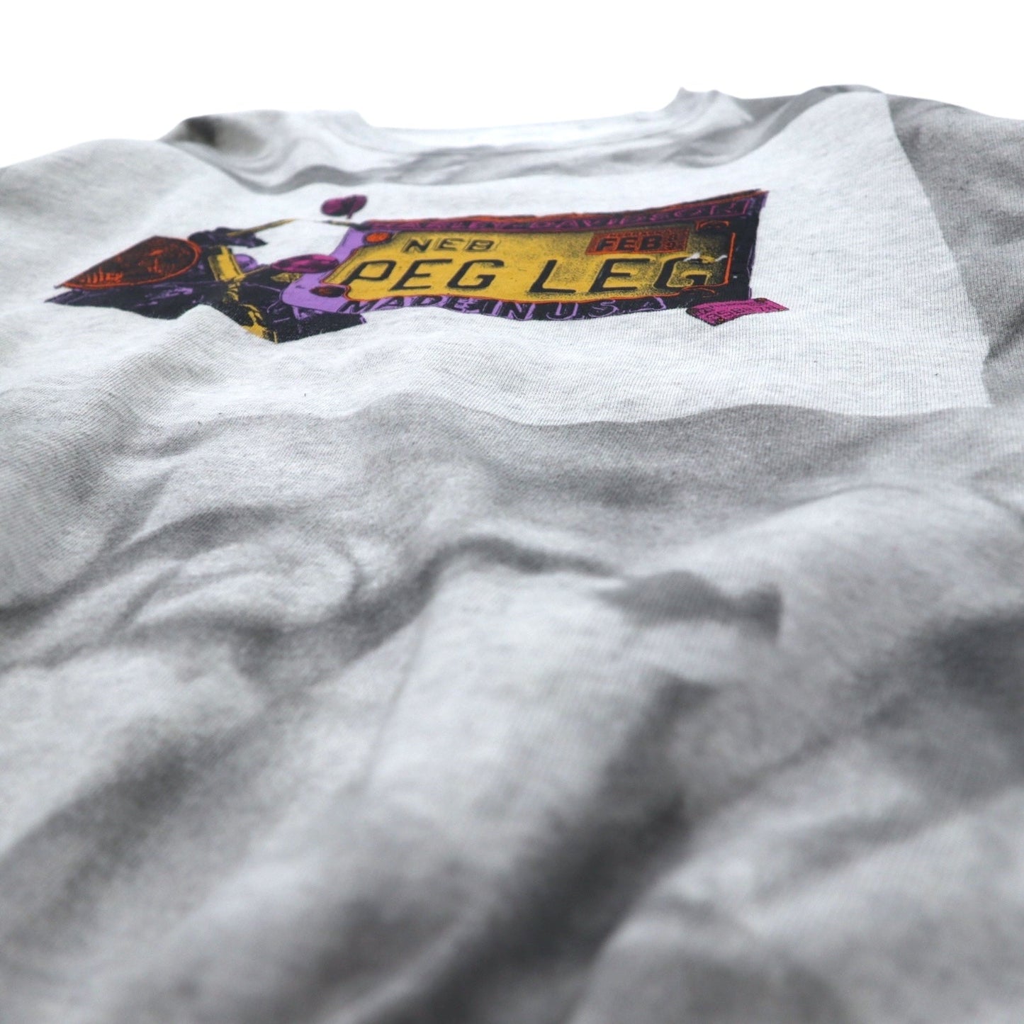 HARLEY DAVIDSON USA-Made Tie-Dye Sweatshirt, Size L, Gray, Printed Cotton, Brushed Lining