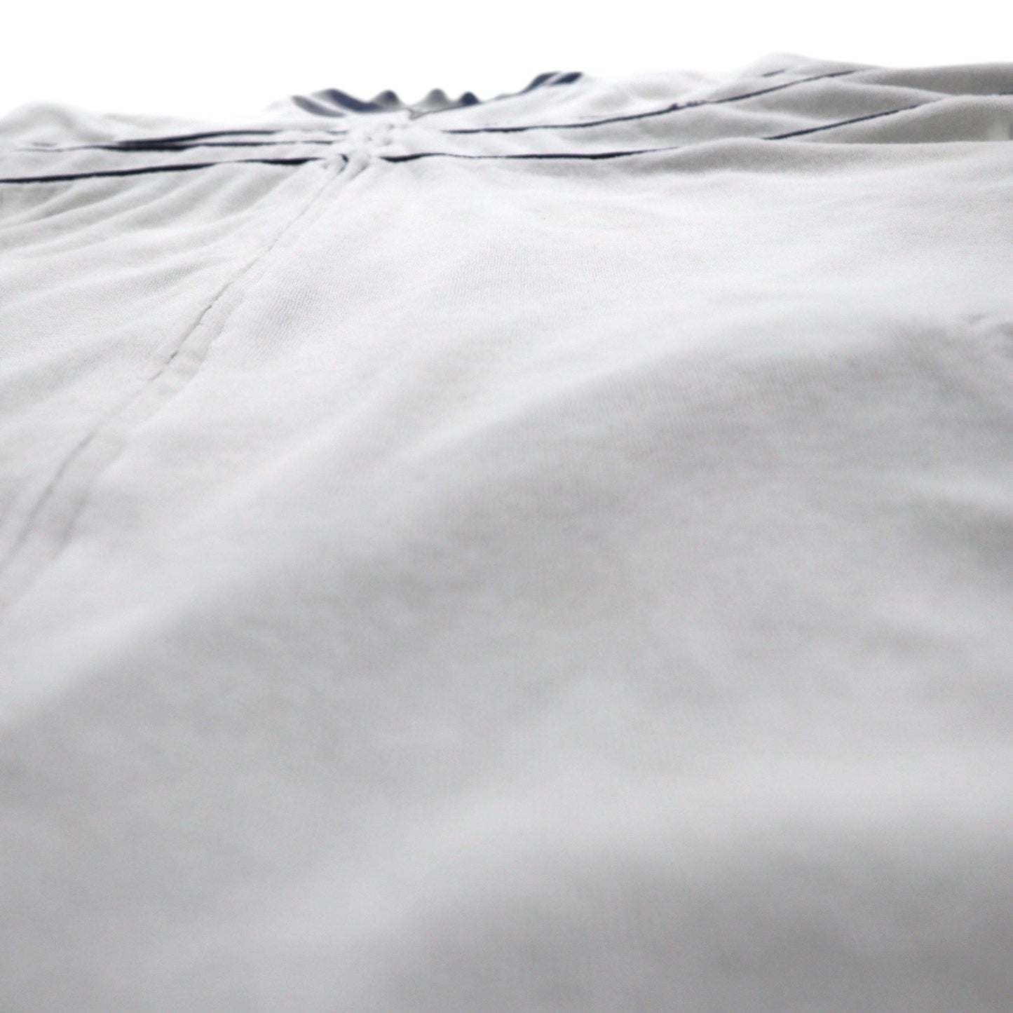 Sean John 90年代 パイル地 半袖 トラックジャケット ジャージ XL ホワイト コットン ポリエステル ワンポイントロゴ刺繍