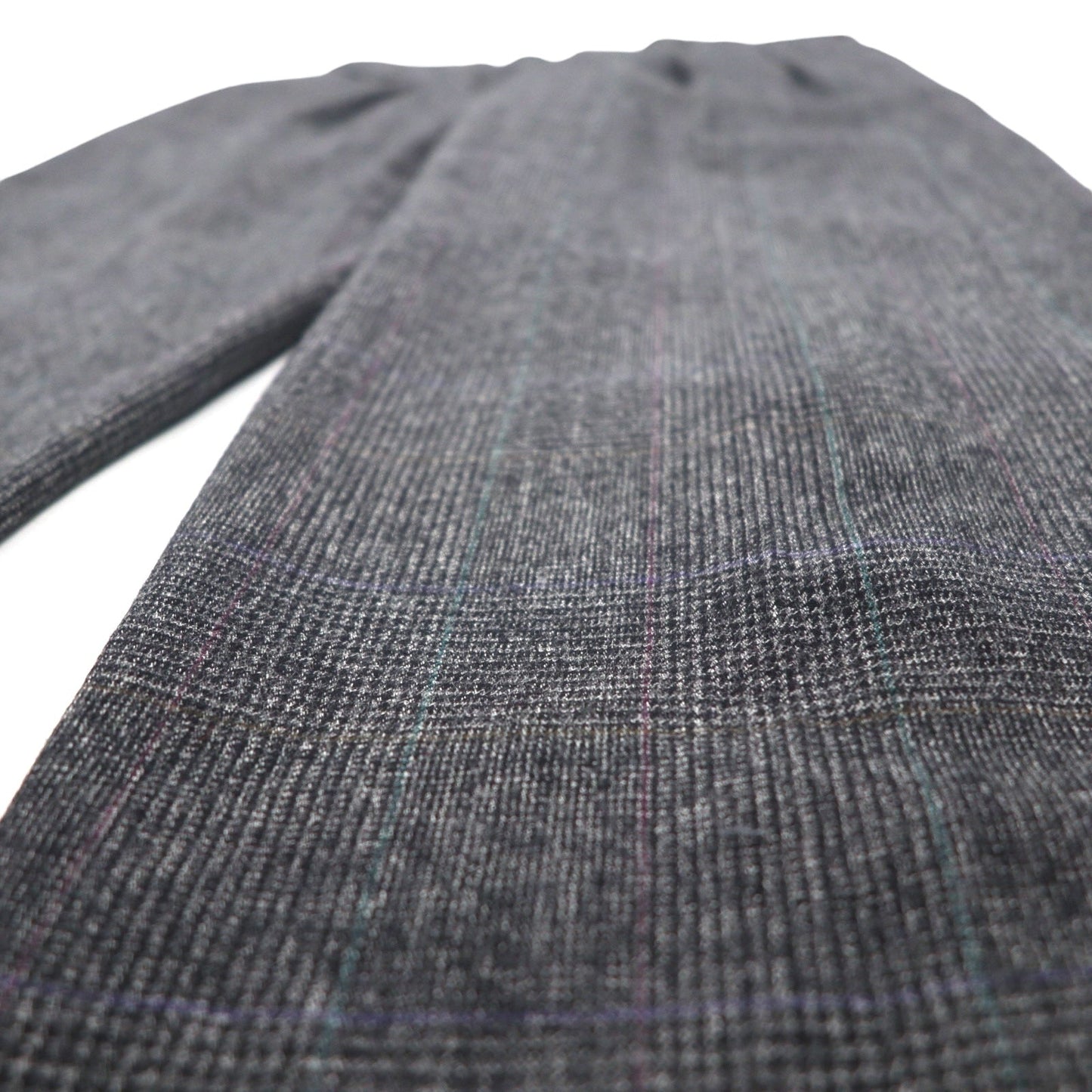 90s USA Vintage Trousers 2タック ワイド スラックス パンツ M グレンチェック サスペンダーボタン プリーツ AUSTIN REED 90年代 USA製
