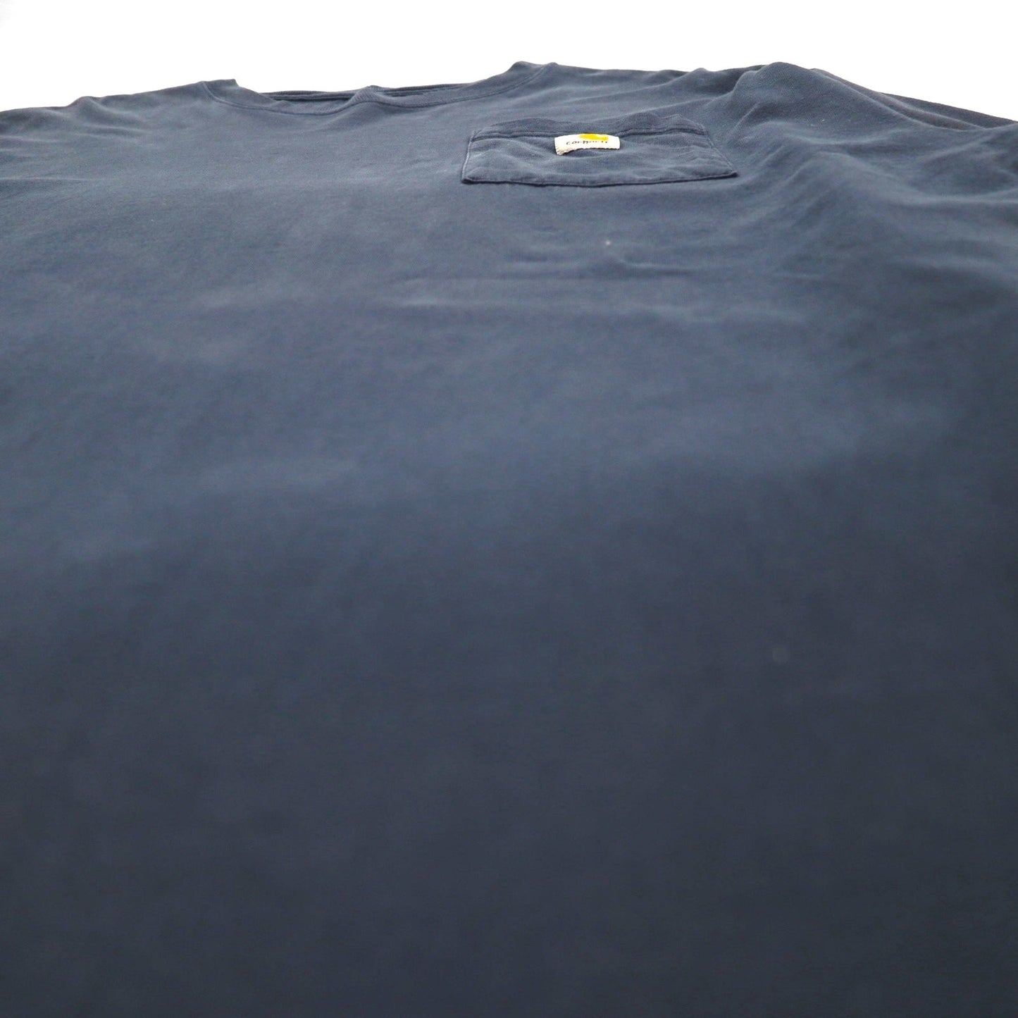 Carhartt Long Sleeve T-Shirt, Navy, with Pocket, Made in Honduras