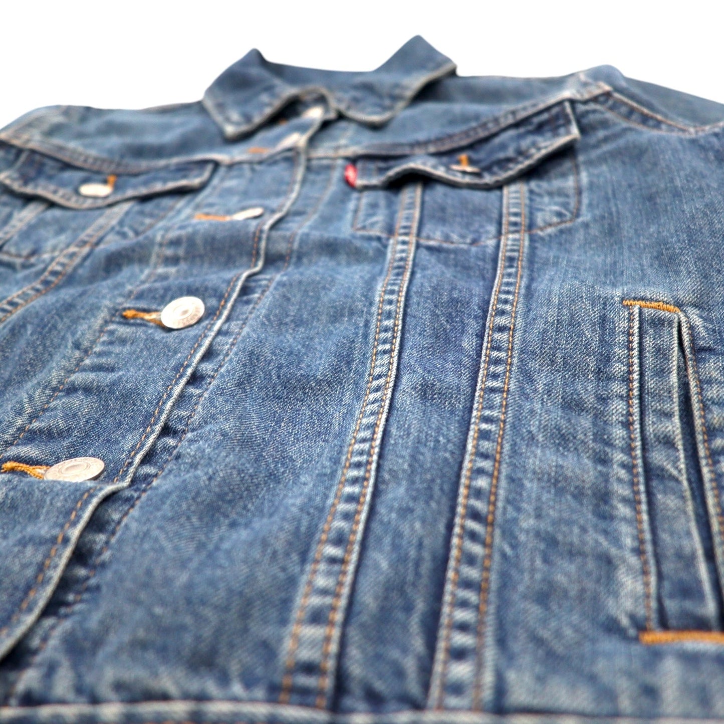 Levi's Original Trucker Jacket, Size M, Blue, Cotton, 3rd Generation Denim Jacket, 29945-0031