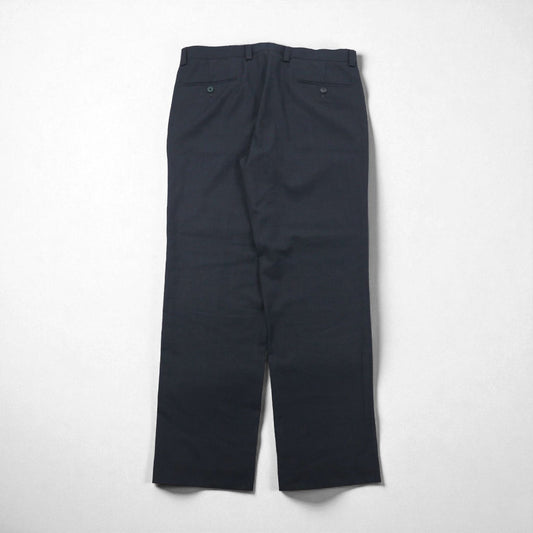 Calvin Klein スラックス パンツ L グレー ポリエステル ウォッシャブル