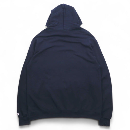 Champion プルオーバー パーカー 3XL ネイビー ビッグサイズ GRAND RAPIDS RAIDERS エルサルバドル製