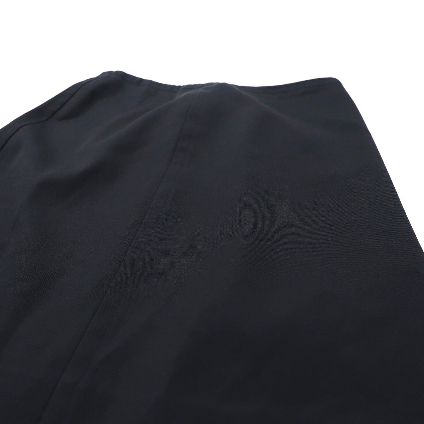 PRADA Slim Skirt, Size 42, Navy, Wool and Silk Blend, Made in Romania