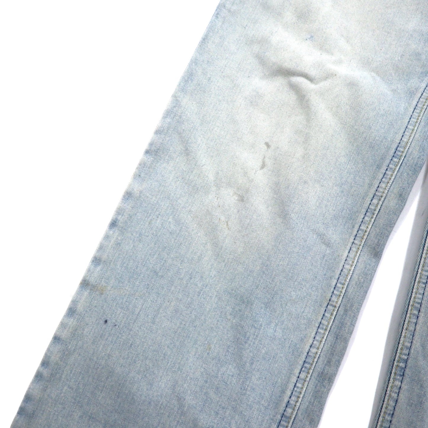 Lee RIDERS Denim Pants, Size L, Blue Cotton, Leather Patch, Zip Fly