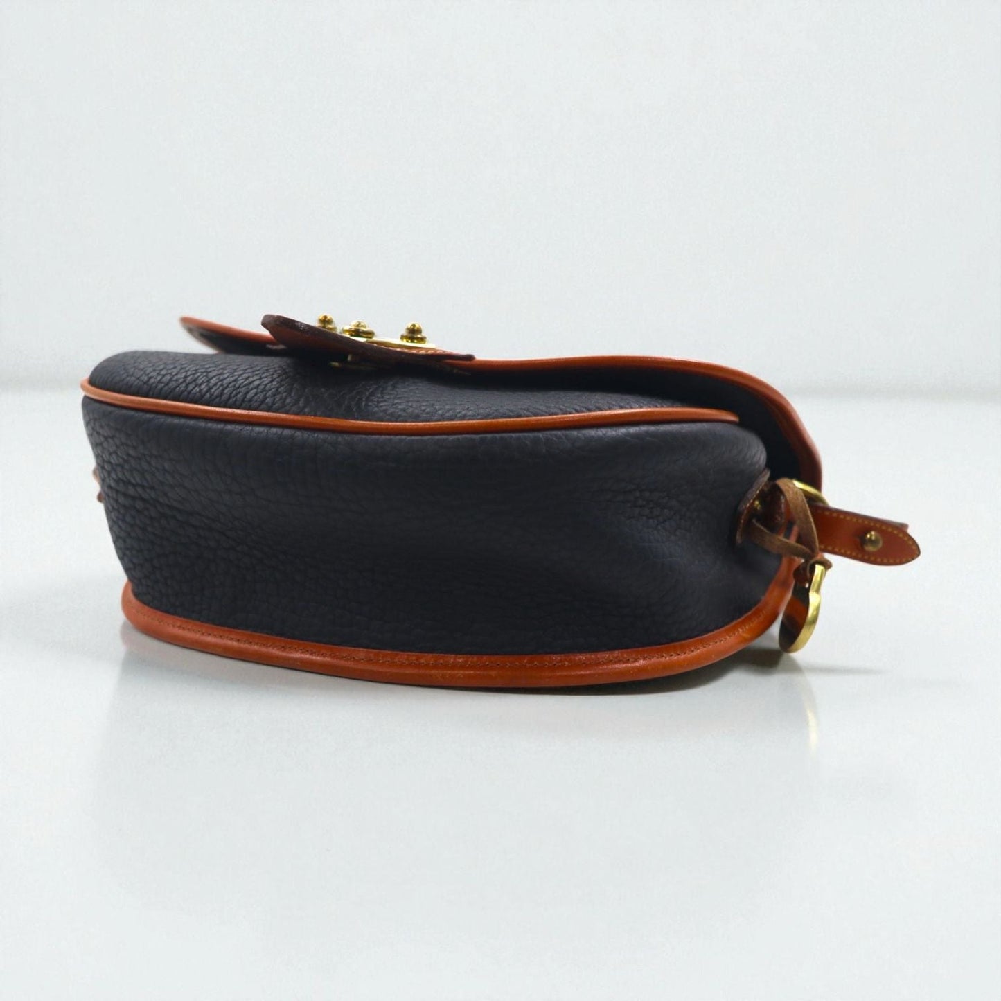 DOONEY & BOURKE USA製 ショルダーバッグ ネイビー レザー ALL WEATHER LEATHER シボ革
