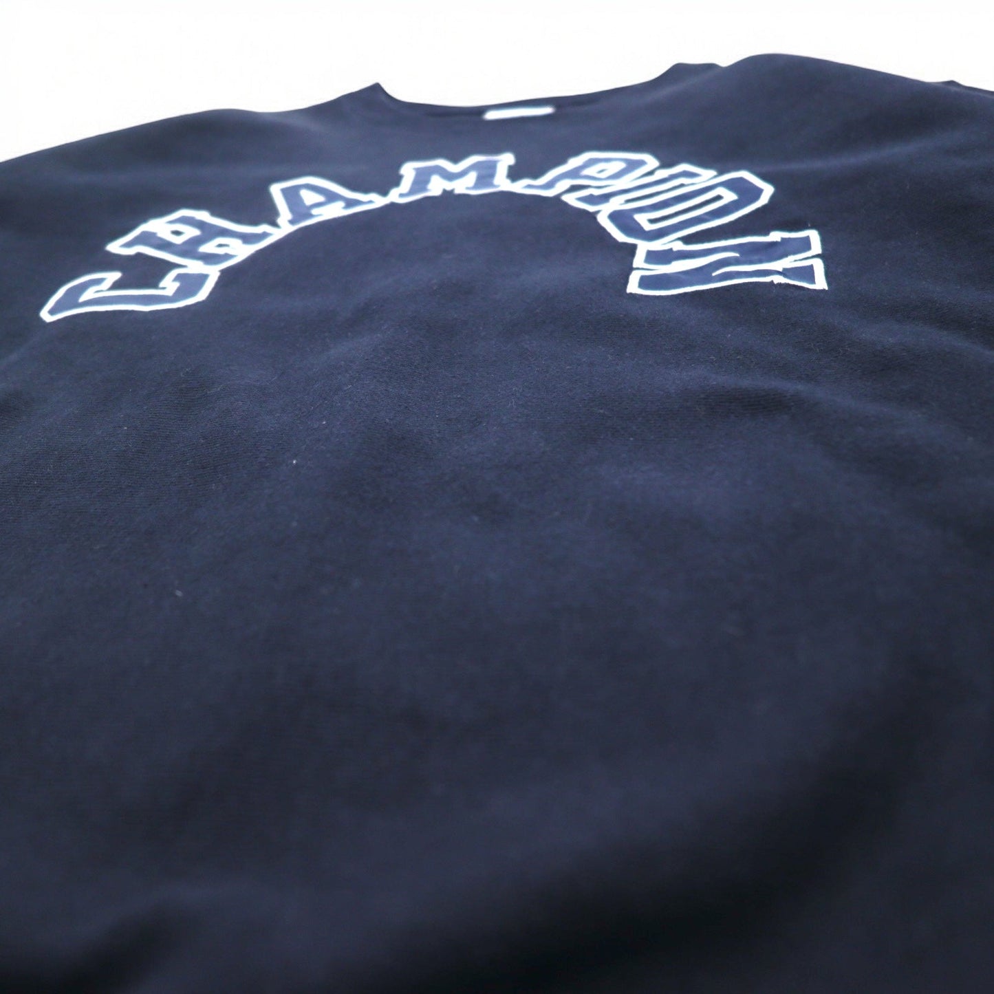 Champion Reverse Weave Arch Logo Sweatshirt, XL, Navy, C8-H009