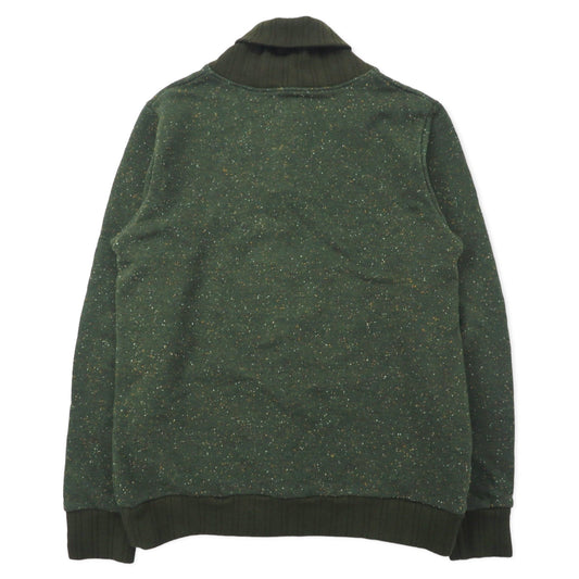 BLUE / BLUE Shawl Collar Sweatshirt ONE Khaki Cotton Color Nep Made in Japan Unused