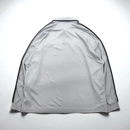 adidas originals アディカラー ラグビー ポロシャツ ジャージ XL グレー ポリエステル トレフォイルロゴ 3ストライプス HK9900