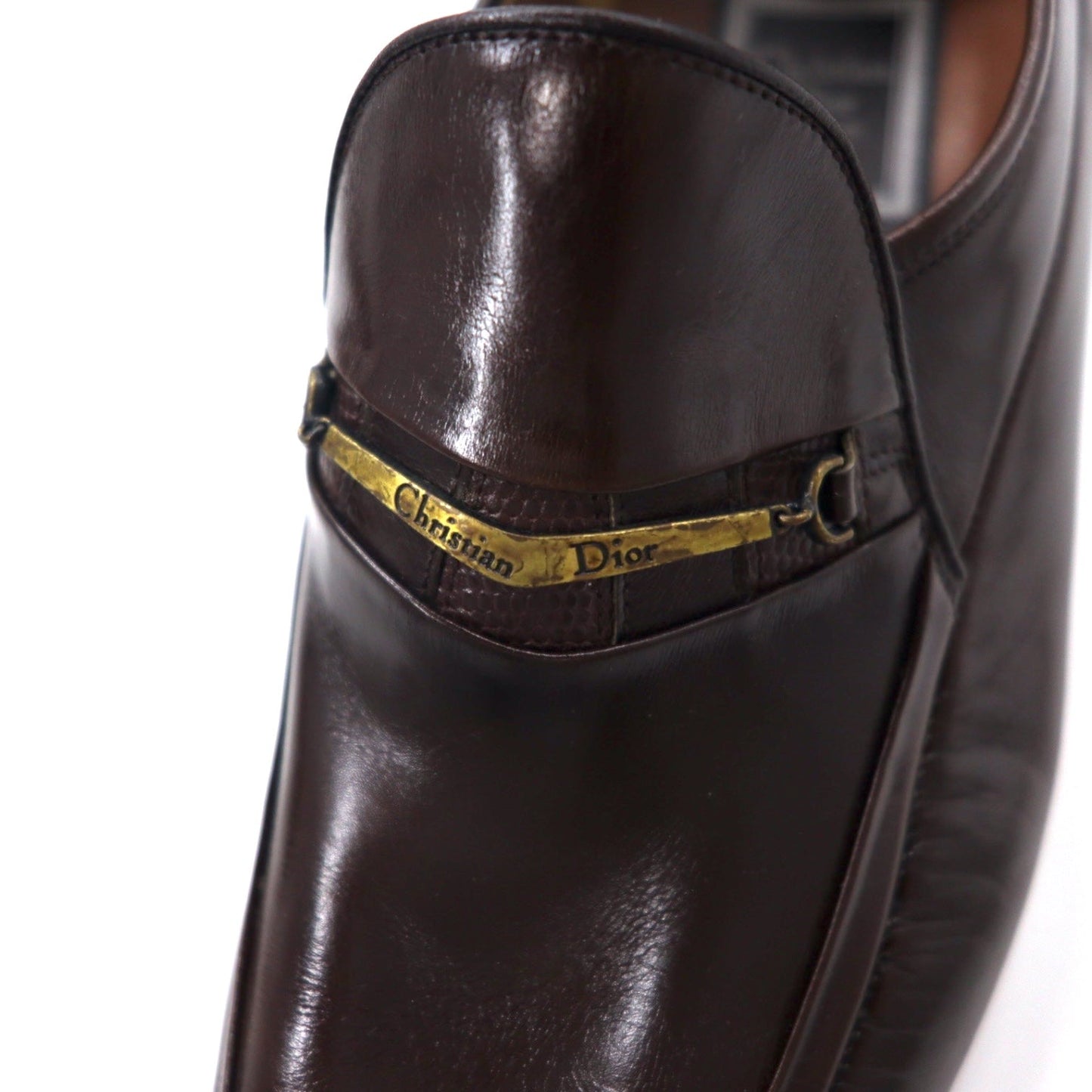 Christian Dior MONSIEUR オールド ビットローファー 25cm ブラウン レザー マッケイ製法 日本製 未使用品