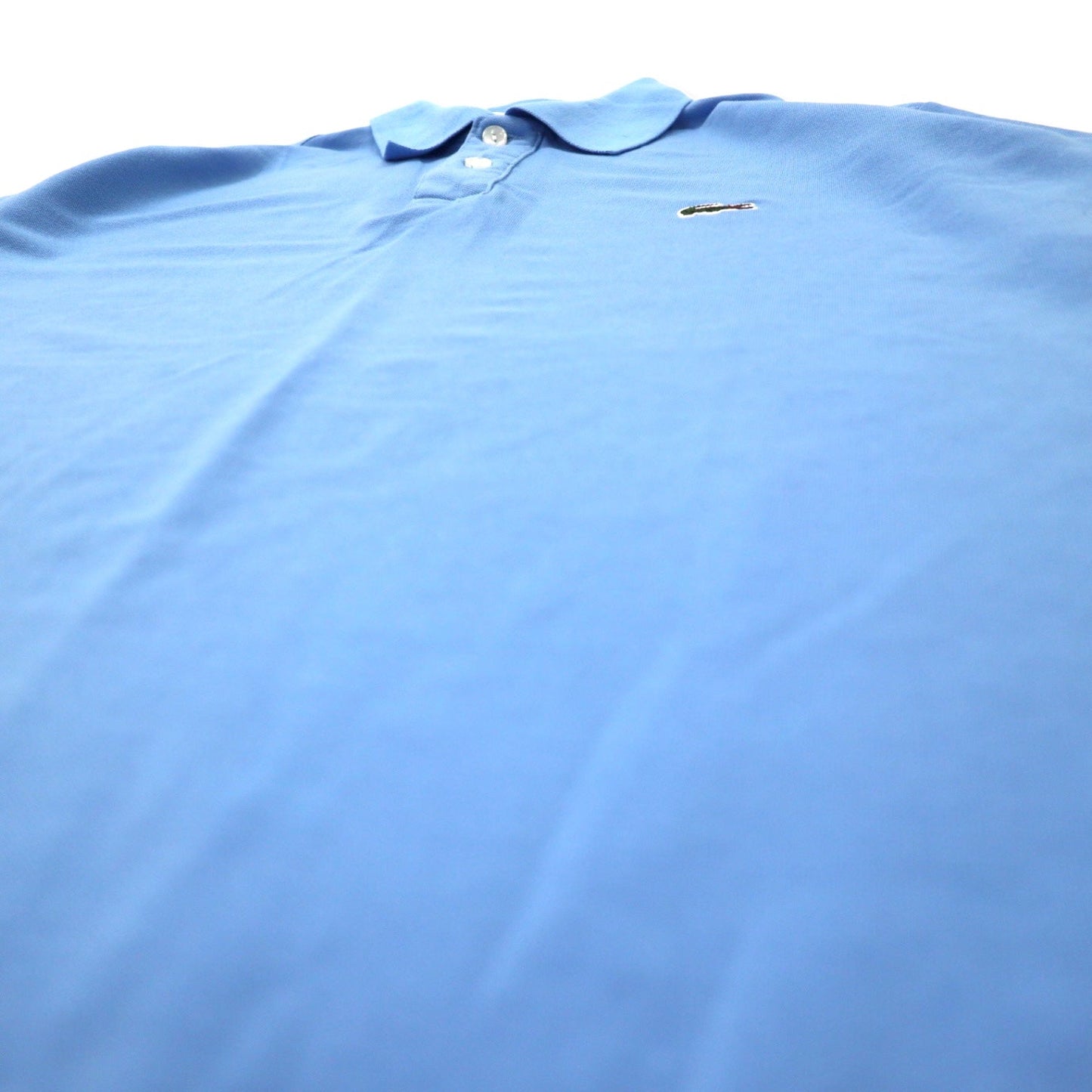 LACOSTE Polo Shirt, Size 5, Blue, Cotton and Polyester, French Design, One-Point Logo
