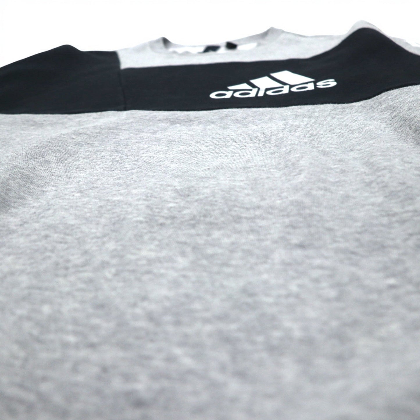 adidas Sport ID Crew Sweatshirt, XL, Gray, Black, Fleece-Lined, 3-Stripes, Sport ID EB7589