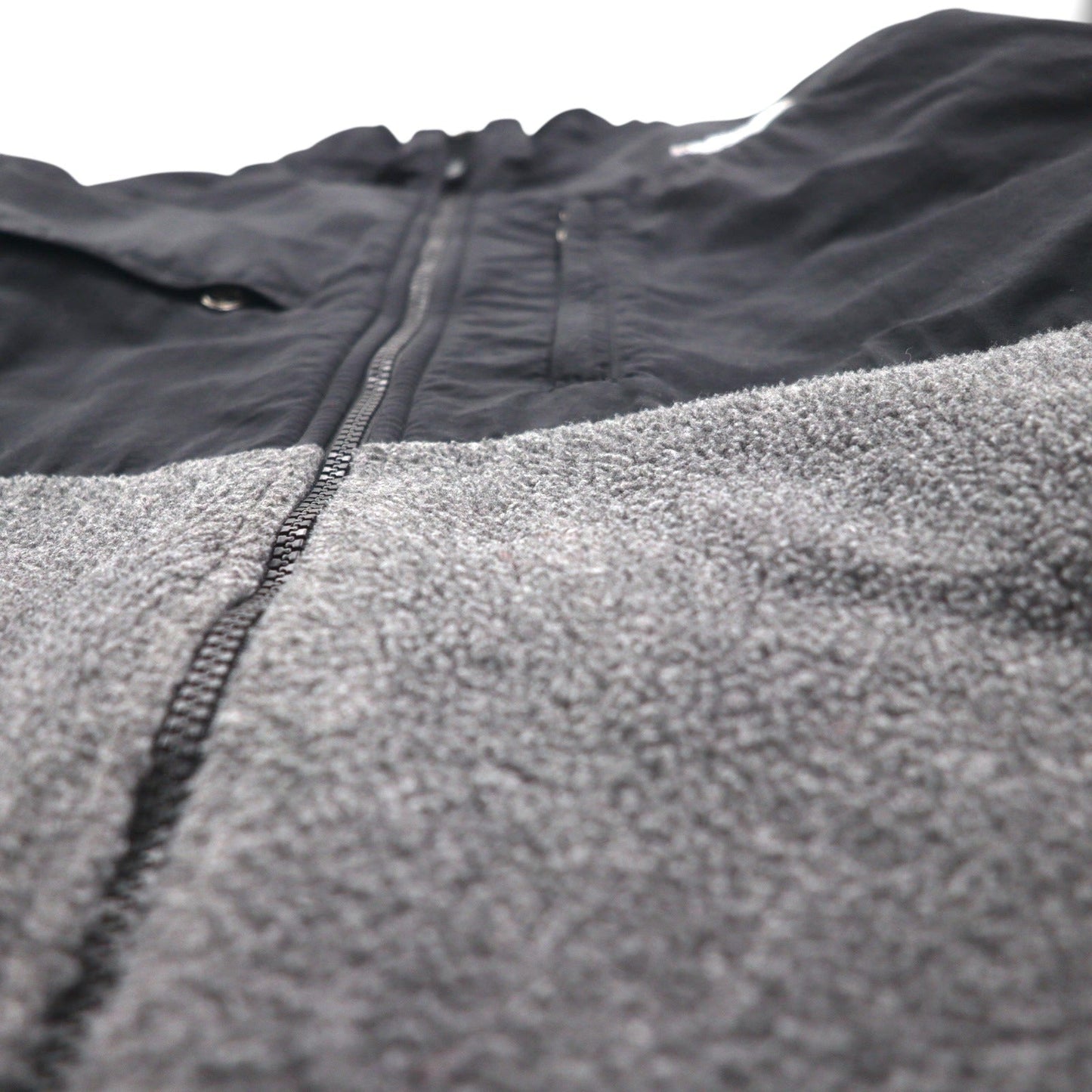 THE NORTH FACE デナリジャケット POLARTEC ポーラテック フリースジャケット XL グレー ナイロン切替 A193